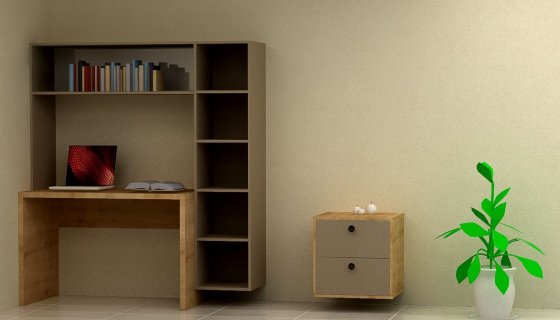 Çalışma Masası ve Komodin Tasarımı